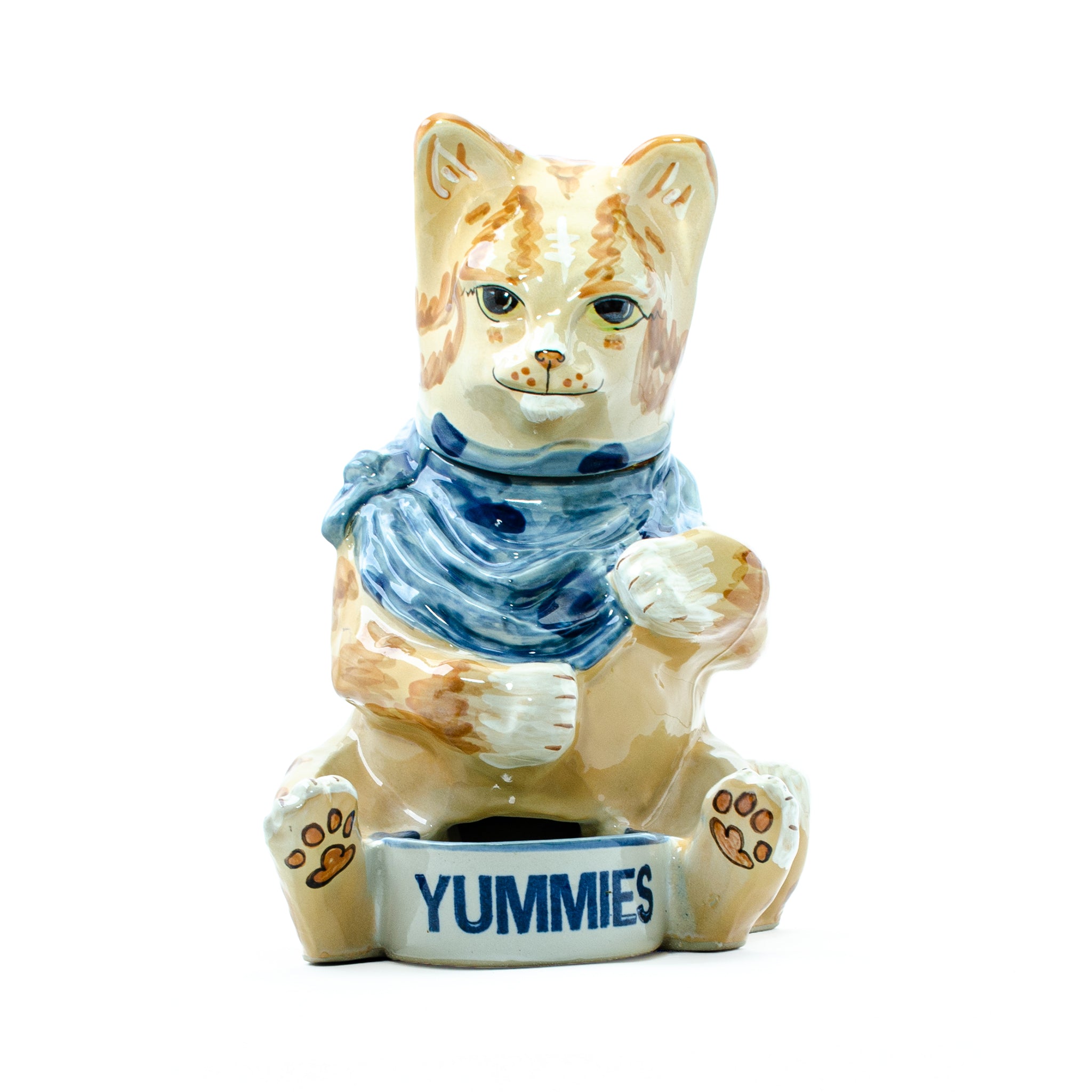 Louisville Stoneware Cat Treat Jar – 1980s Americana Yummies