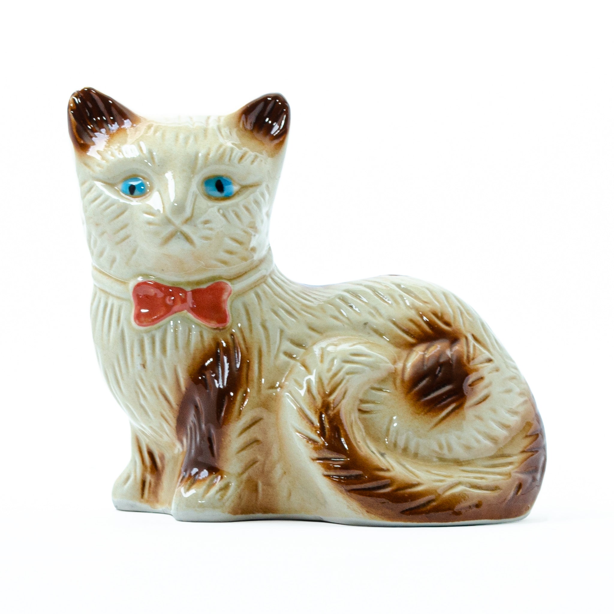 Charming Bowtie Kitty Figurine