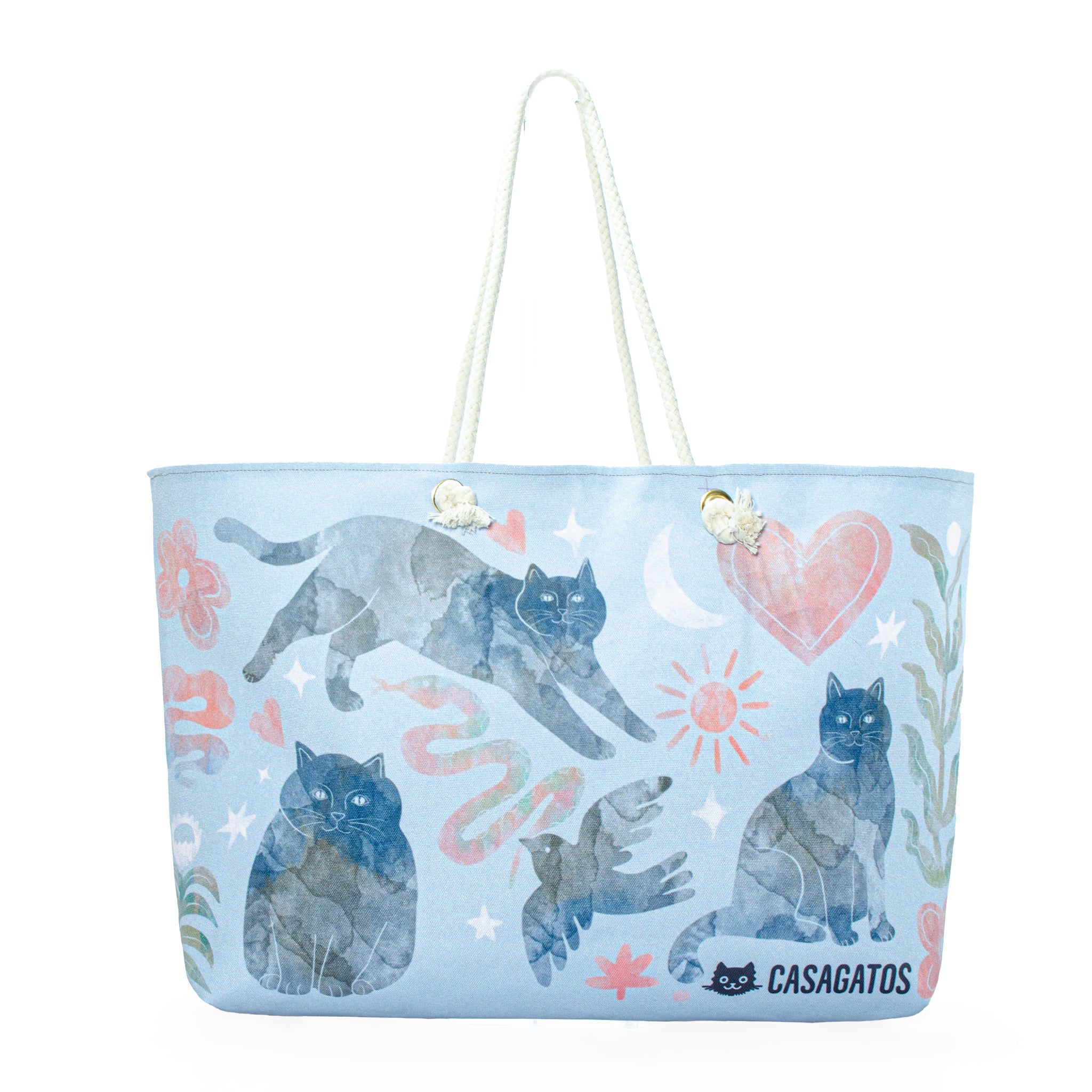 Blue Celestial Cats - Weekender Bag